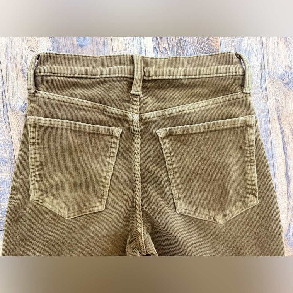Banana Republic Women's High-Rise Straight Corduroy Jeans, Size 27L (Camel) - Picture 11 of 13